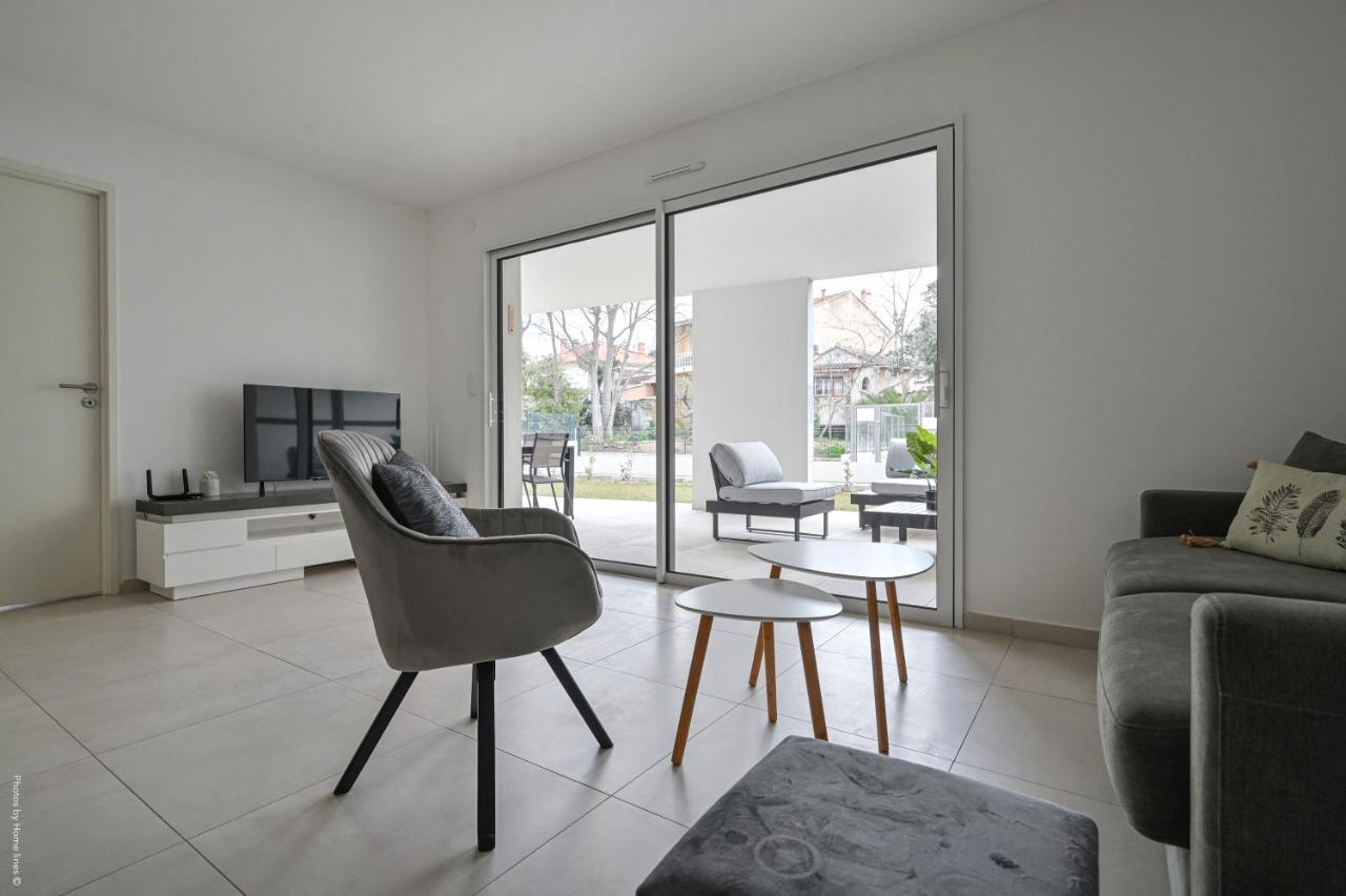 T4 Neuf - Jardin-Terrasse Et Piscine - Acces Direct Plages Et Centre Village - App C 12 Saint-Cyr-sur-Mer Kültér fotó