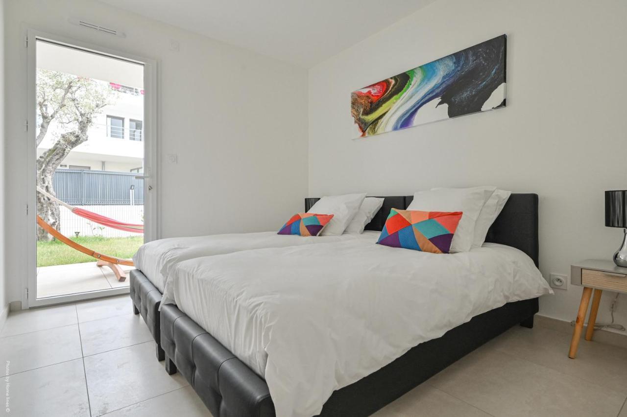 T4 Neuf - Jardin-Terrasse Et Piscine - Acces Direct Plages Et Centre Village - App C 12 Saint-Cyr-sur-Mer Kültér fotó